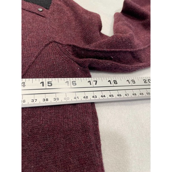 Indigenous Size S Organic Peruvian Cotton Pullover Sweater Studded Alpaca Wool - Picture 7 of 10